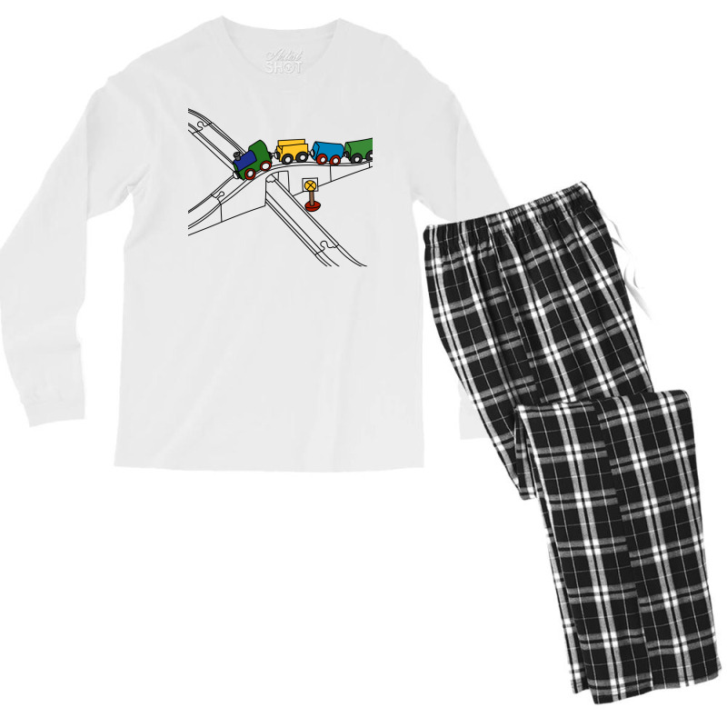 Train Set Toy Baby Music Men's Long Sleeve Pajama Set by azenirlongua | Artistshot