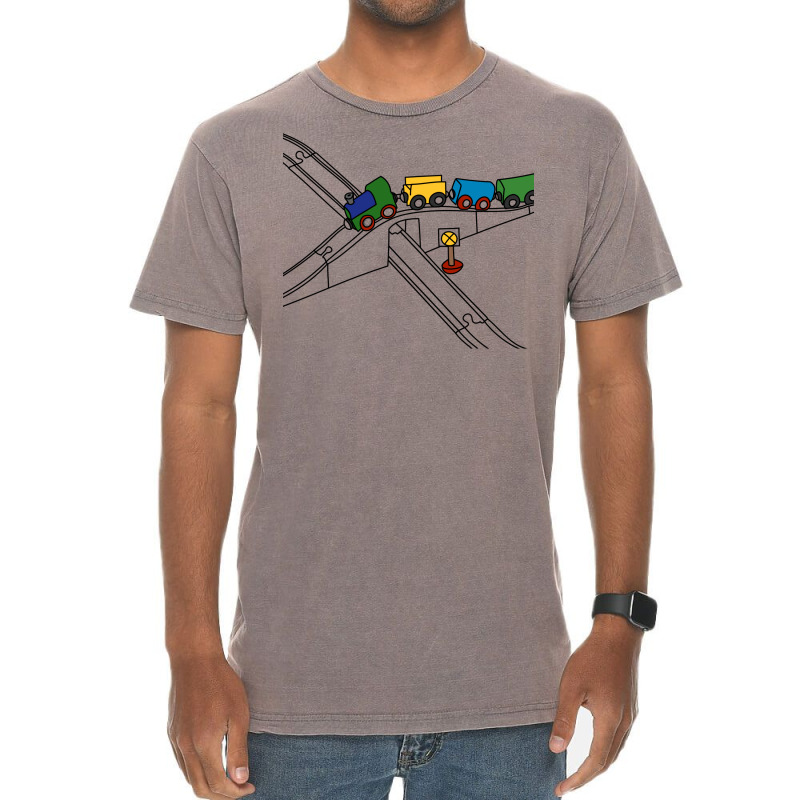 Train Set Toy Baby Music Vintage T-Shirt by azenirlongua | Artistshot