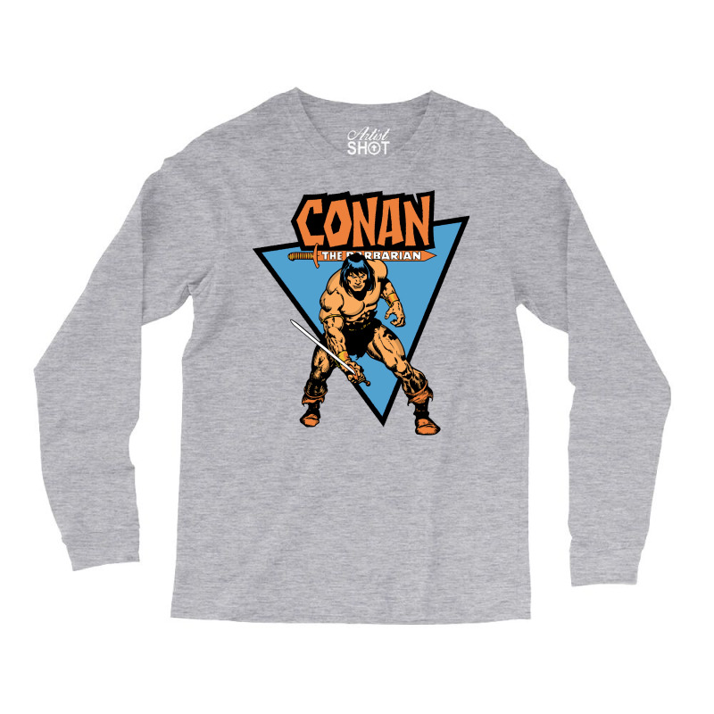 Conan The Barbarian Vintage Long Sleeve Shirts by anoodmbenau | Artistshot