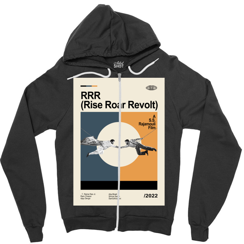 Rrr (rise Roar Revolt) Zipper Hoodie | Artistshot