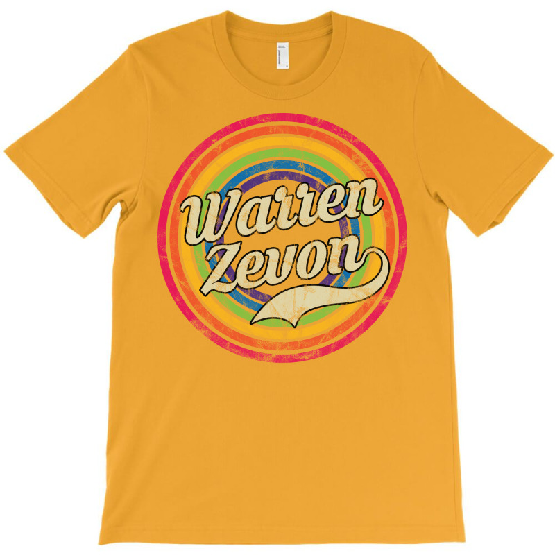 Warren Zevon  Retro Rainbow Girl Blue T-Shirt by azenirlongua | Artistshot