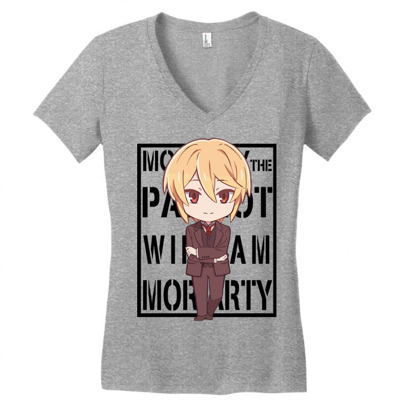 Limited Edition Moriarty The Patriot - William James Moriarty(chibi) - Women's V-Neck T-Shirt by macklinsampson | Artistshot