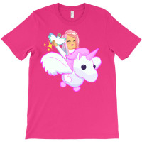 Pink Flying Unicorn Kids  Stars T-shirt | Artistshot