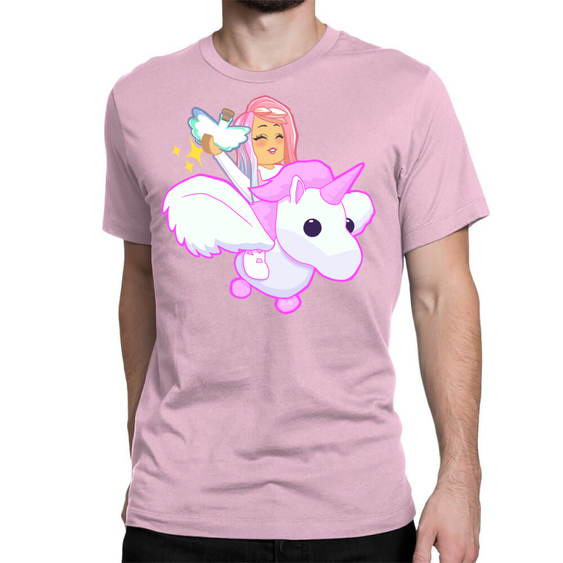 Pink Flying Unicorn Kids  Stars Classic T-shirt | Artistshot