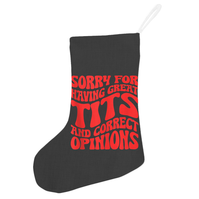 Sorry For Having Great Tita And Correct Opinions Groovy Tank Top Holiday Stocking | Artistshot