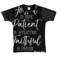 Be Joyful In Hope Shirt Romans Scripture Bible Verse Tee Long Sleeve T Graphic Youth T-shirt | Artistshot