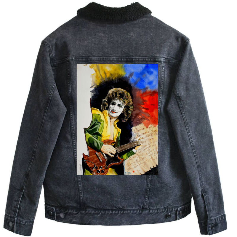 Zalvation Classic  Music Unisex Sherpa-Lined Denim Jacket by azenirlongua | Artistshot