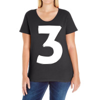 Number 3 In White Baby Nature  (1) Ladies Curvy T-shirt | Artistshot