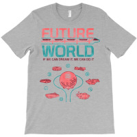 Future World Map Baby Green T-shirt | Artistshot