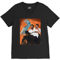 Rrr Movie Stills V-neck Tee | Artistshot