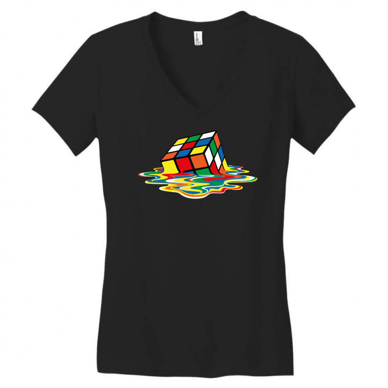 melting rubik's cube t shirt