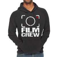 Film Production Crew  Classic Red Retro Vintage Hoodie | Artistshot