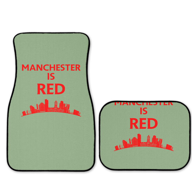 Manchester Is Red United Baby Cool Full Set Car Mats | Artistshot