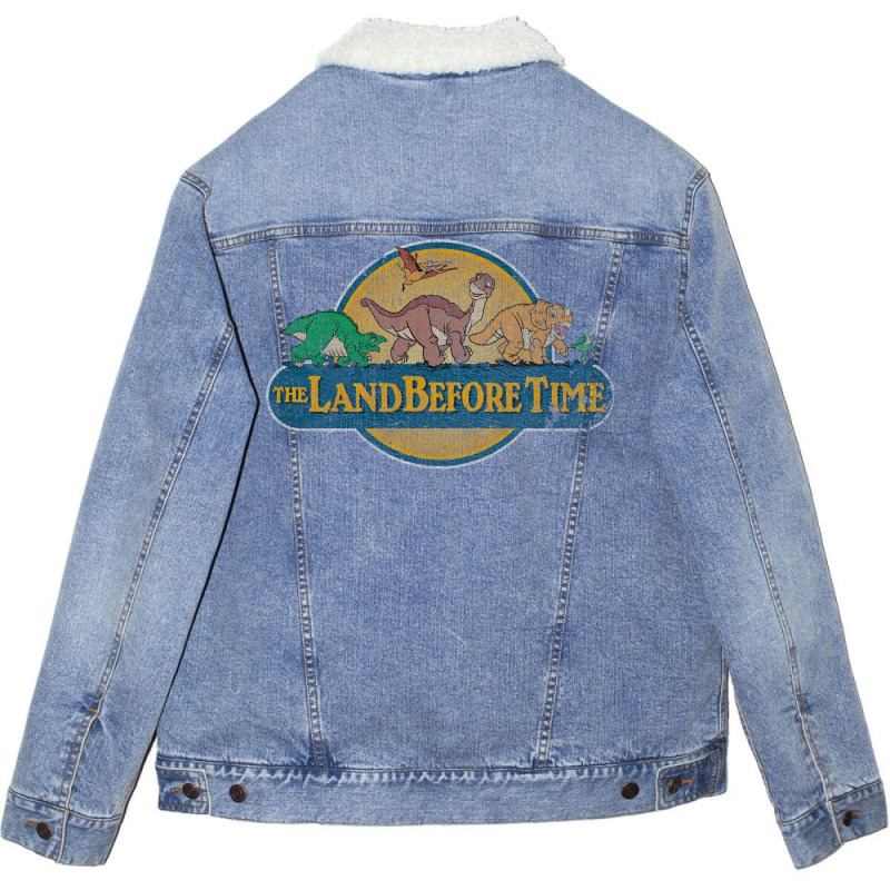 Vintage The Land Before Nature Summer Unisex Sherpa-Lined Denim Jacket by zemkamajoor1 | Artistshot