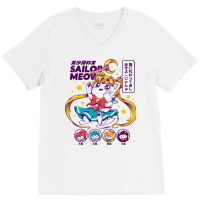 Sailor Meow Kids  Tumblr V-neck Tee | Artistshot