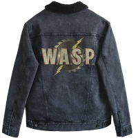 Wasp Los Angeles 1982 Classic  Cute Unisex Sherpa-lined Denim Jacket | Artistshot