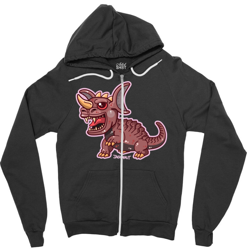 Baragon Zipper Hoodie by MabellaPennachio | Artistshot