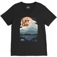 Lets Go Baby Hipster V-neck Tee | Artistshot