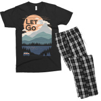 Lets Go Baby Hipster Men's T-shirt Pajama Set | Artistshot