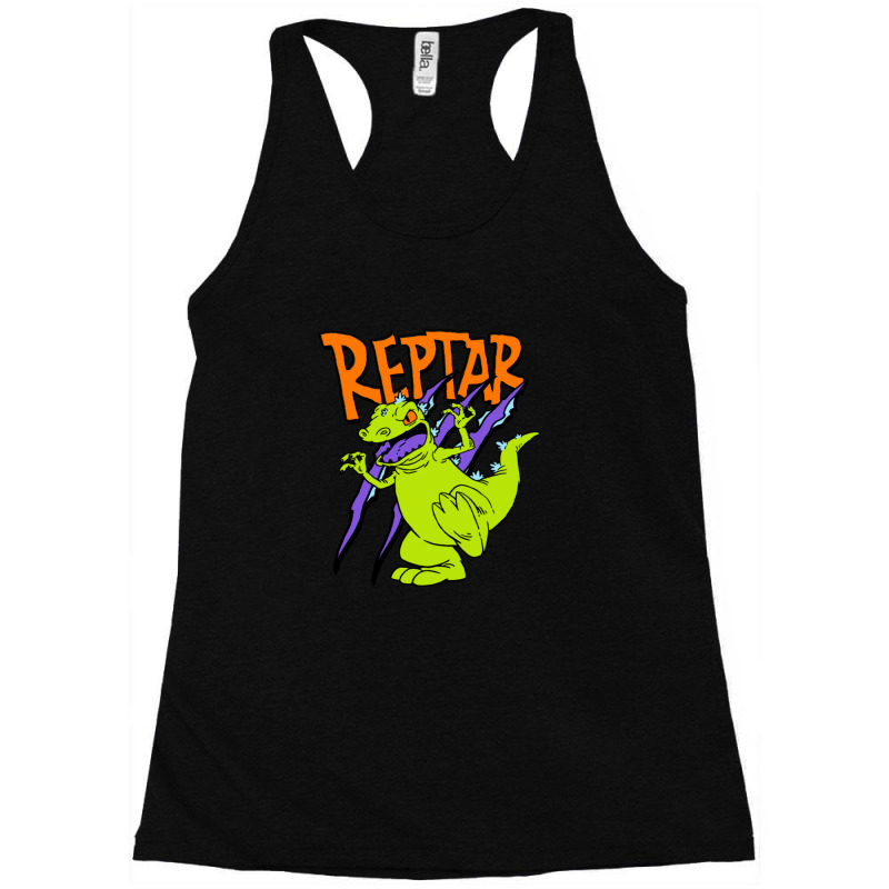 Rugrats Reptar  Out Of Print Remaster 1 Racerback Tank | Artistshot