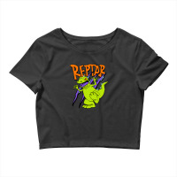 Rugrats Reptar  Out Of Print Remaster 1 Crop Top | Artistshot