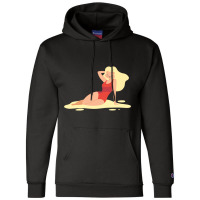 Sexy Anime Cat With Wig On Beach Champion Hoodie | Artistshot