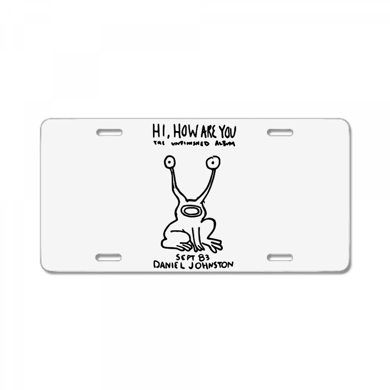 Hi How Are You License Plate | Artistshot