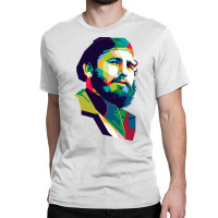 Fidel Castro Baby Blue Classic T-shirt | Artistshot