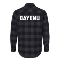 Dayenu Enough Jewish Torah Passover Jews Seder Hanukkah Flannel Shirt | Artistshot