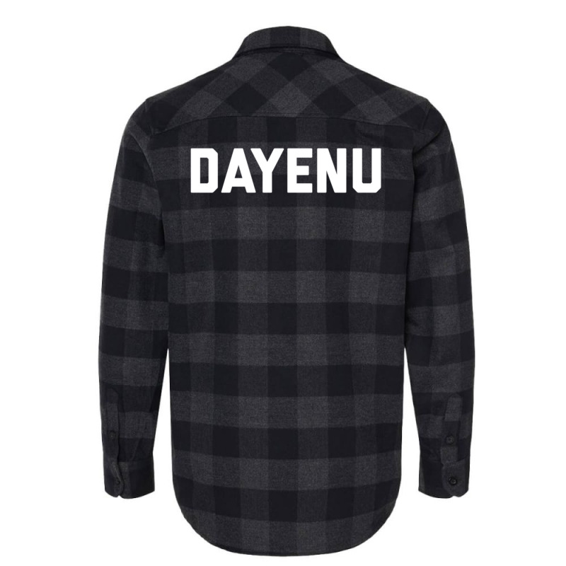 Dayenu Enough Jewish Torah Passover Jews Seder Hanukkah Flannel Shirt | Artistshot