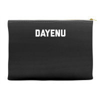 Dayenu Enough Jewish Torah Passover Jews Seder Hanukkah Accessory Pouches | Artistshot