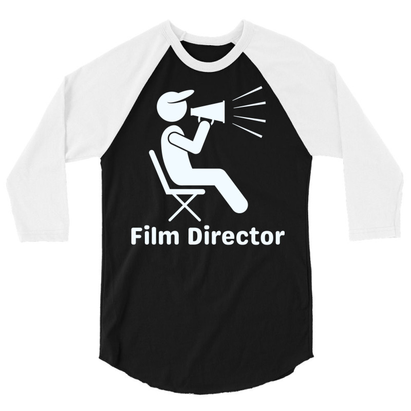 Film Director In Black And White Classic Nature Cute 3/4 Sleeve Shirt by romawitaricec | Artistshot