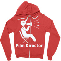 Film Director In Black And White Classic Nature Cute Zipper Hoodie | Artistshot