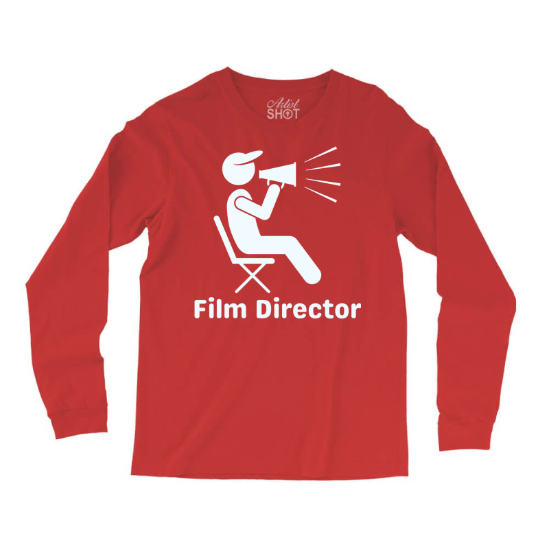 Film Director In Black And White Classic Nature Cute Long Sleeve Shirts by romawitaricec | Artistshot