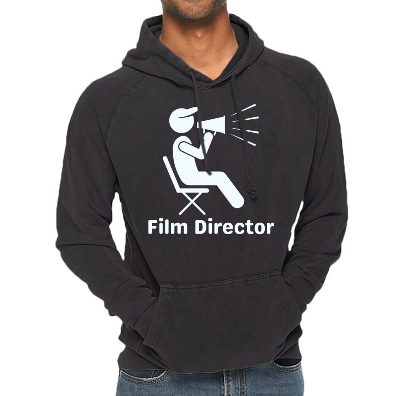 Film Director In Black And White Classic Nature Cute Vintage Hoodie by romawitaricec | Artistshot