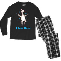 Limited Edition I Love Music Men's Long Sleeve Pajama Set | Artistshot