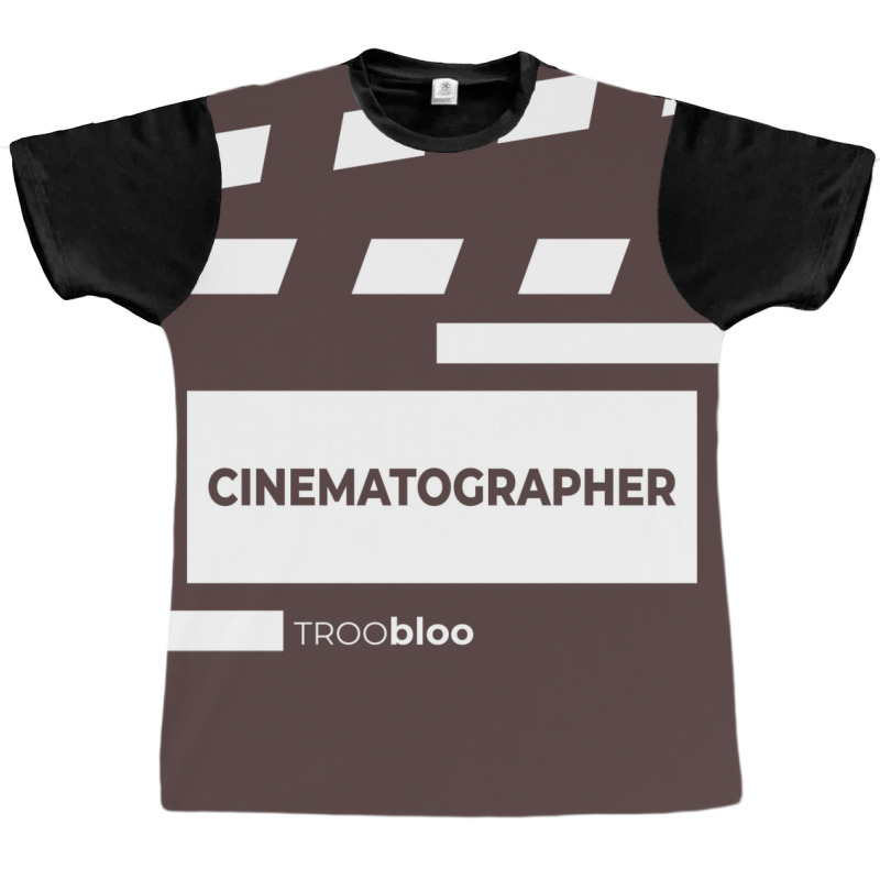 Film Cinematographer White Classic Red Retro Graphic T-shirt | Artistshot