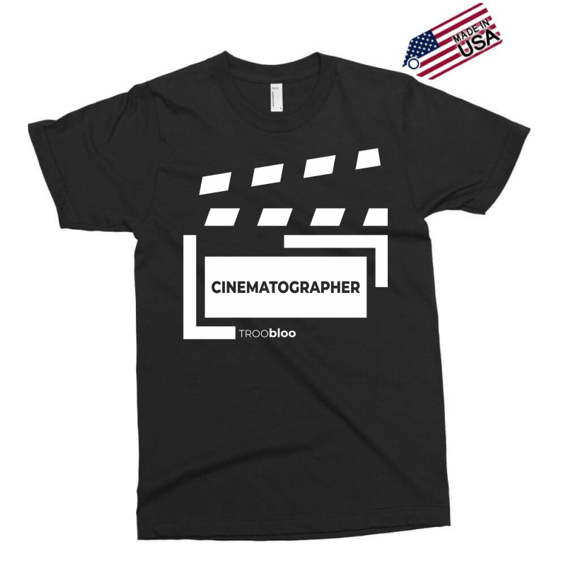 Film Cinematographer White Classic Red Retro Exclusive T-shirt | Artistshot