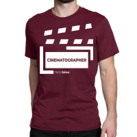 Film Cinematographer White Classic Red Retro Classic T-shirt | Artistshot