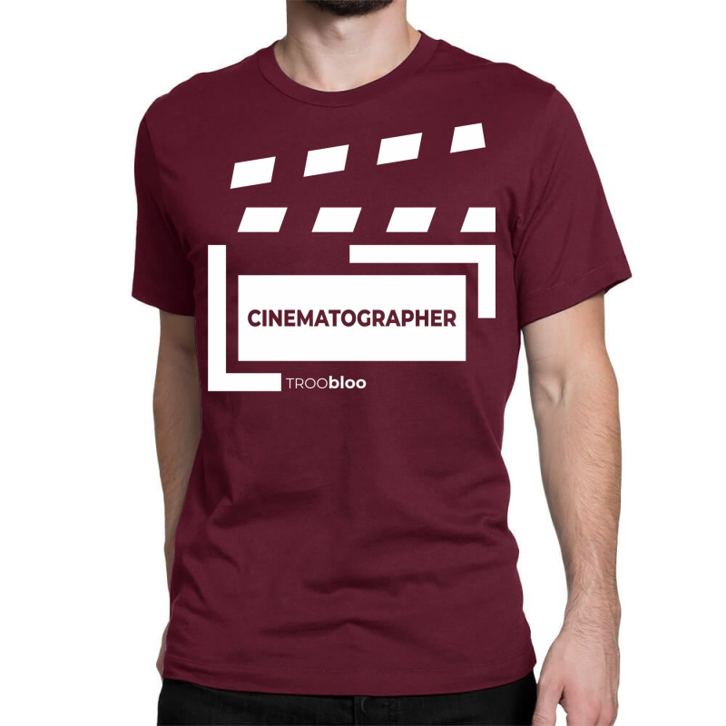 Film Cinematographer White Classic Red Retro Classic T-shirt | Artistshot