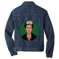 Frida Kahlo Potrait Men Denim Jacket | Artistshot