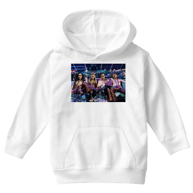 Maneskin Eurovision Poster Youth Hoodie | Artistshot