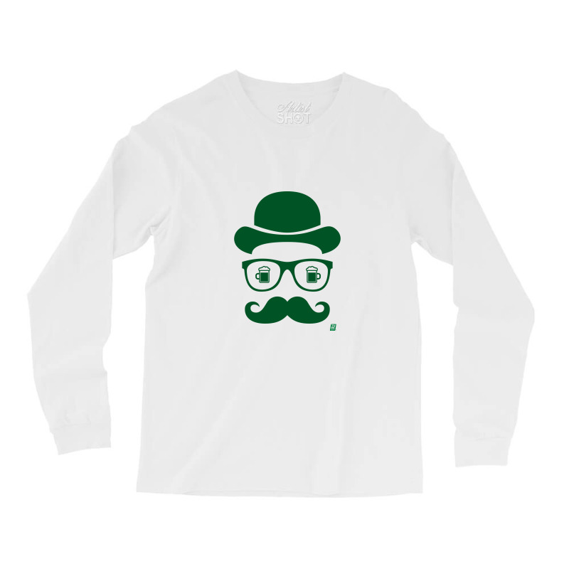 St. Patrick's Day - Shadow Face Man - 01 Long Sleeve Shirts | Artistshot