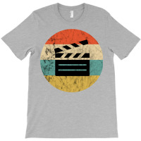 Filmmaker Clapboard Film Director Lover Retro Vintage Sunset Classic T T-shirt | Artistshot