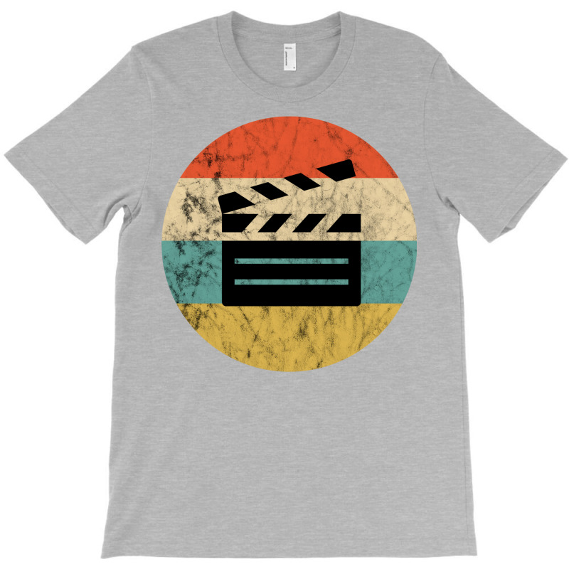 Filmmaker Clapboard Film Director Lover Retro Vintage Sunset Classic T T-Shirt by ndetisadhakb | Artistshot