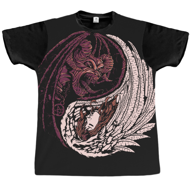 Yin Yang Graphic T-shirt | Artistshot