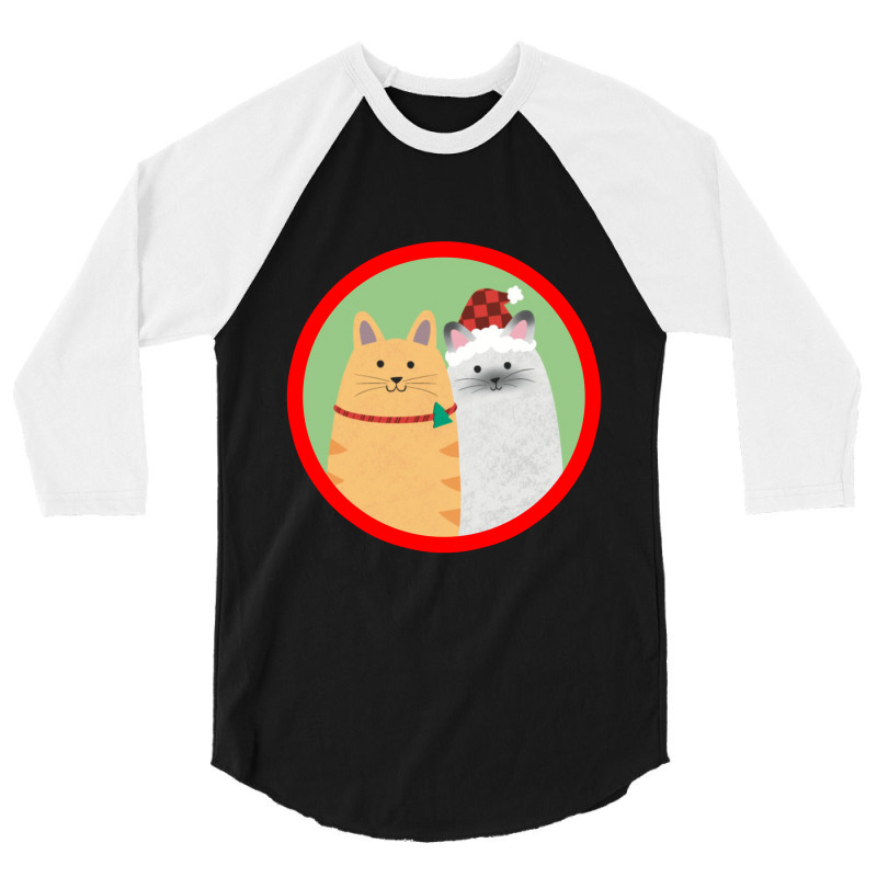 Double Cat Kitten Lover 3/4 Sleeve Shirt | Artistshot