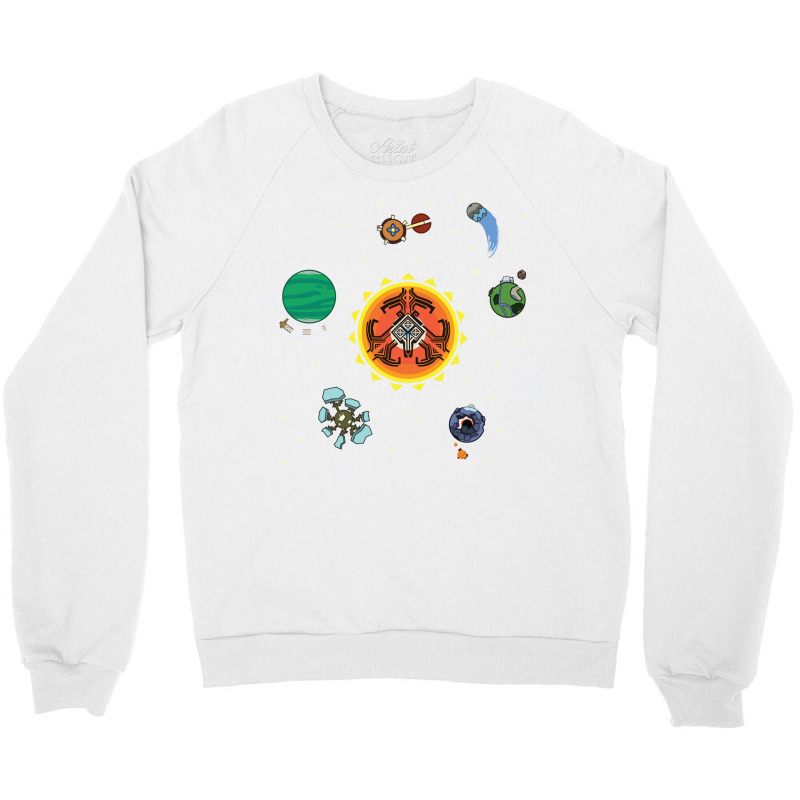 Hearthian Solar Music 80s Crewneck Sweatshirt by anteneteubeld | Artistshot