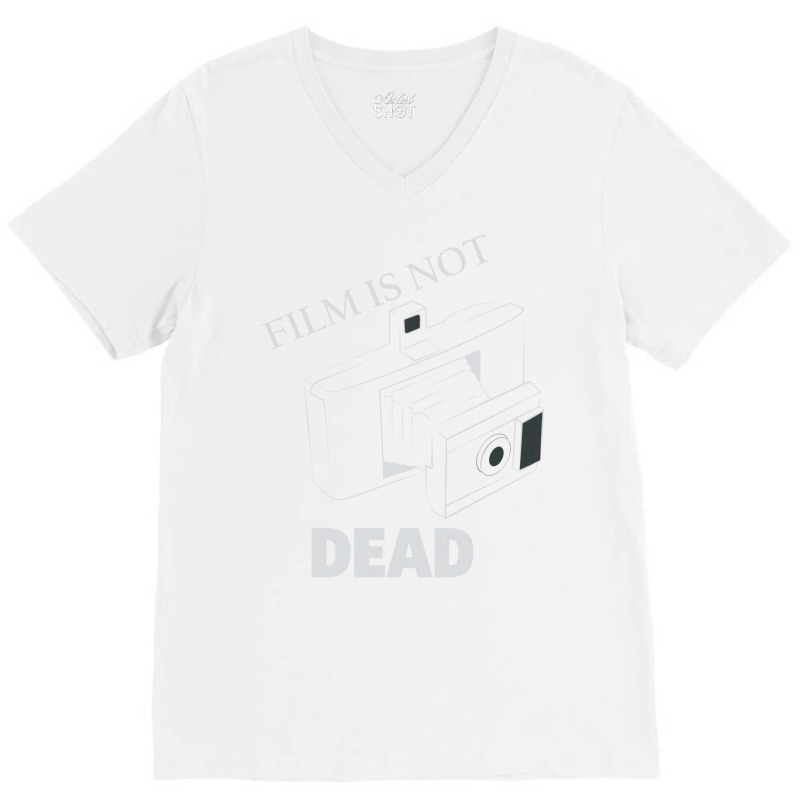 Film Is Not Dead Land Film Camera   Retro V-neck Tee | Artistshot