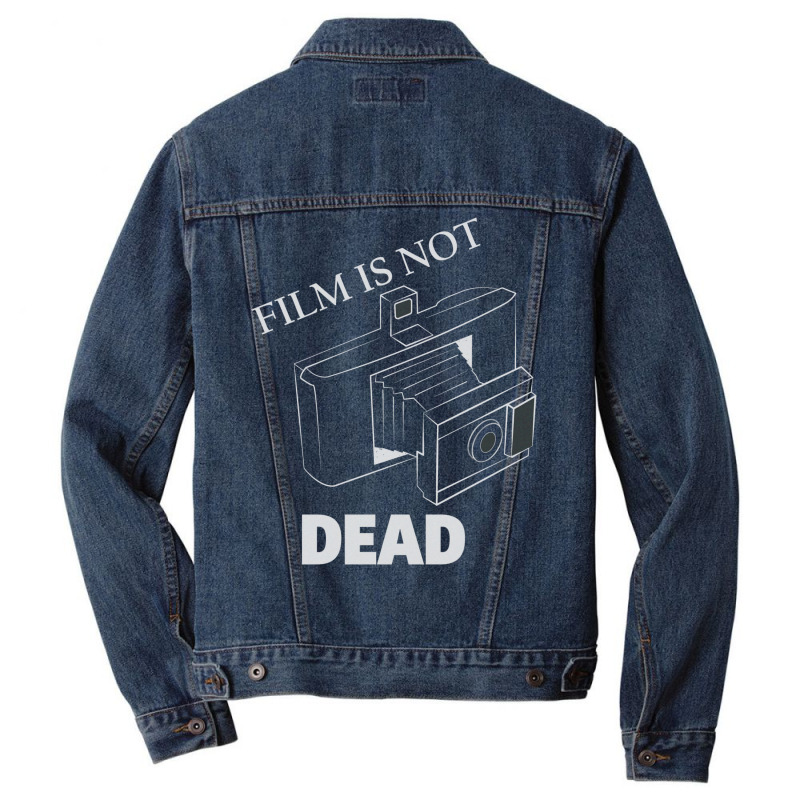 Film Is Not Dead Land Film Camera   Retro Men Denim Jacket | Artistshot